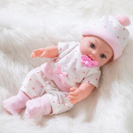 Livagtig Reborn Baby Dukke Dreng 12 Tommer Vægtet Nyfødt Baby, ZQKLA