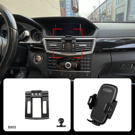 Mobilholder for Mercedes E-Klasse 2010–2013 – Uten Boring, Komplett Monteringssett