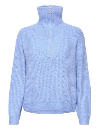 Onlbaker L/S Zip Pullover Knt Noos Blue ONLY