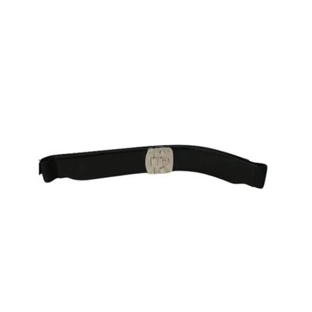 Gucci Vintage, Pre-owned Leather belts Zwart, Dames, Maat:ONE Size,elastisch