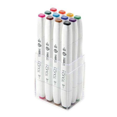 Twin Brush Marker 12-set Main