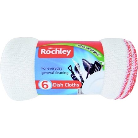 Rochley Bleached Disktrasor (6-pack) One Size Vit/Röd