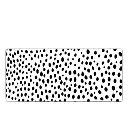 Stor musmatta Skrivbordsmatta SVART VIT