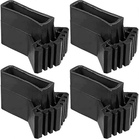 Set med 4 halkfria stegefötter, gummifötter till stege, stegefotsskydd