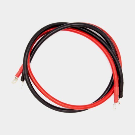 Kant-en-klare vertinde koperen kabel Oceanflex, rond, 35 mm², 0.4 meter, M8 + M10, rood (plus)