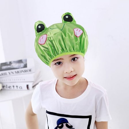 4PCS Kids Shower Cap Double Layer Waterproof Animal Swim Caps fo