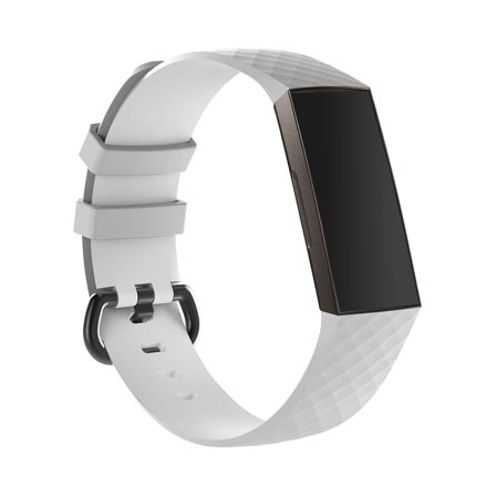 Silikonarmband till Fitbit Charge 3 & 4 - Vit | Armband Från Yedi