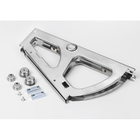 1 par (1 lag) møbelhængsel i rustfrit stål til skoskuffe