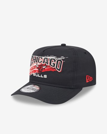 New Era - Chicago Bulls Throwback Brush Golfer Snapback - Black