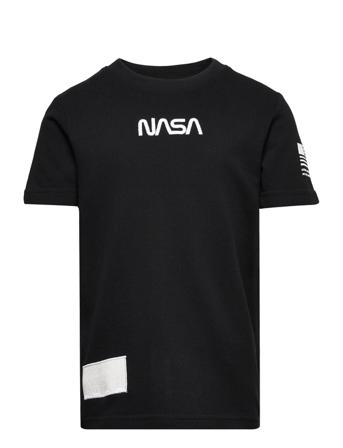 Jconasa Logo Tee Ss Crew Neck Jnr T-shirt Sort Jack & J S