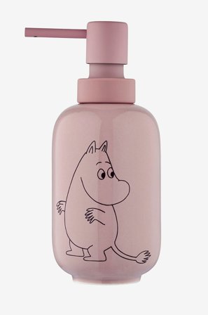 Dsignhouse x Moomin - Saippua-annostelija Moomin 350 ml - Roosa - Kylpyhuoneen tarvikkeet - - Homeroom