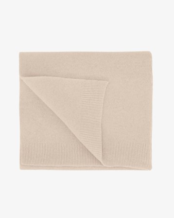 Merino Wool Scarf - Ivory White