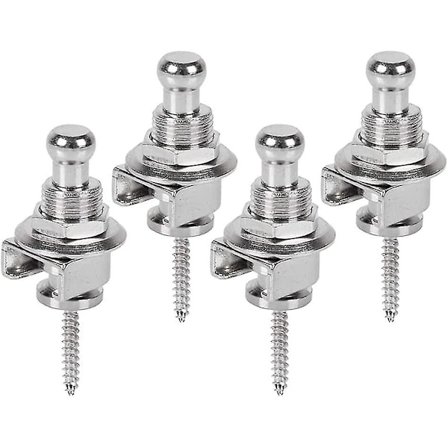 Guitar Rem Lock Knapper Anti-Slip Sikkerhed Bas Rem Lås Hurtig Udløsning Rem Låsning