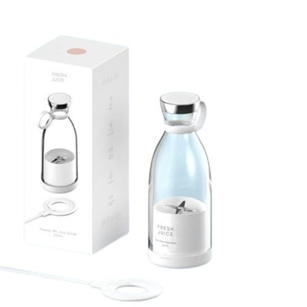 Bærbar Blender 350ml Mini Bærbar Blender Smoothies 1400mAh FRESH JUICE Reise Elektrisk Reise Bærbar Mixer Kjøkken