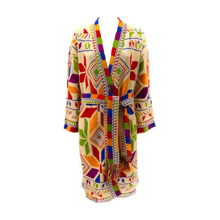 Etro, Kimono 19674 9657 Geel, Dames, Maat:S,linnen