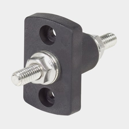 Aansluitklem Blue Sea Systems Terminal Feed Through Connector, 2 x M8, 250 A, zwart (minus)