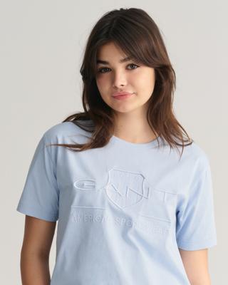 GANT - Teens Tonal Shield T-Skjorte - Unisex - 176