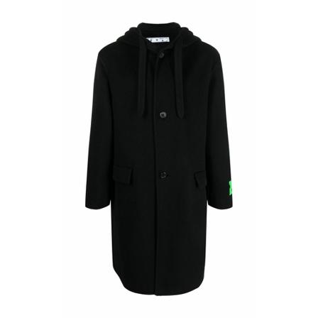 Off White, Down Coats Zwart, Heren, Maat:S