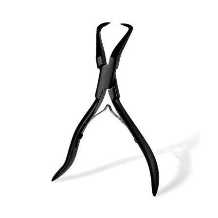 Hårforlængertang Rustfrit stål Hårforlængerværktøj Mikrolænke Perlefjerner Tang til Hår E