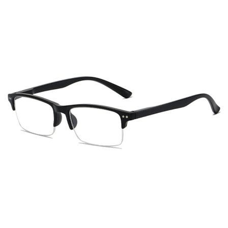 Anti-Blue Light lukulasit Neliönmuotoiset silmälasit MUSTA