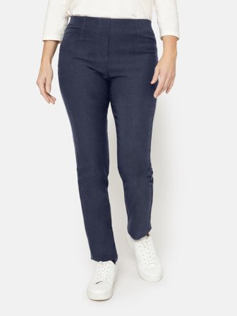 BRANDTEX - Leggings - Mørkeblå - Elastik i Taljen