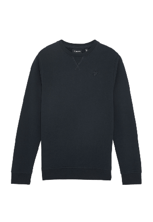 Lyle & Scott Tonal Crew Neck Sweatshirt Hoodies sweatshirts Herr Blå 164/170