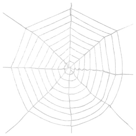 Spindelnät Vit 275 cm