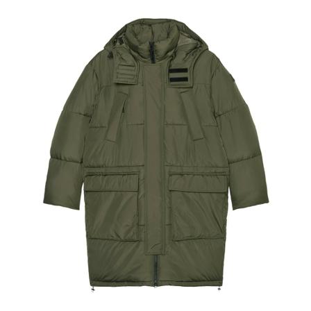 Marc O'Polo Oversized hooded quilted Kappa grön, Herr Rockar, Herr, Storlek: M