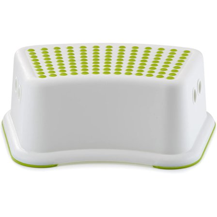 1 KPL Tukeva jakkara kylpyhuoneeseen, käytännöllinen liukumaton WC-jakkara valkoisena ja vihreänä lapsille, monikäyttöinen korokejakkara (vihreä)