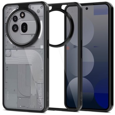 Tech-Protect MagMat kotelo Nothing Puhelin 3A Pro - kirkas/musta - Kirkas/musta