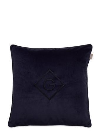 Velvet G Cushion 50X50 Home Textiles Cushions & Blankets Cushions Navy GANT