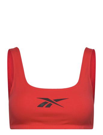Cl Pf Logo Cotton Bra Lingerie Bras & Tops Soft Bras Tank Top Bras Rød Reebok Classics
