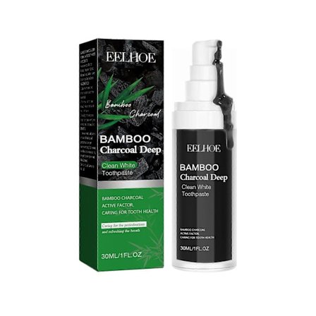 Bambuskull Tannkrem Naturlig emaljeforsterkende, dyp flekkfjerning, frisk pust