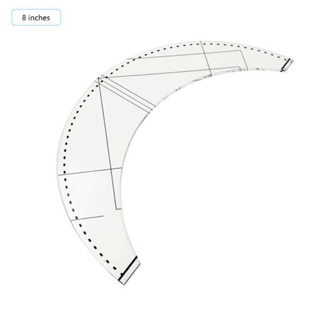 Bordsduk Flätad Twist Mall Återanvändbar gör-det-själv handgjorda sömnadslinjal Flerfunktionsverktyg för sömnadsmönster