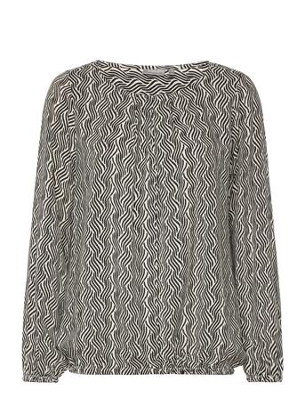 Frkiki Bl 2 Bluse Langermet Svart Fransa*Betinget Tilbud