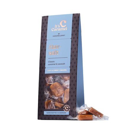 It ́s Caramel By Karamelleriet Flødekarameller Havsalt 175 g, Helse & Madvarer, Snacks, Karameller