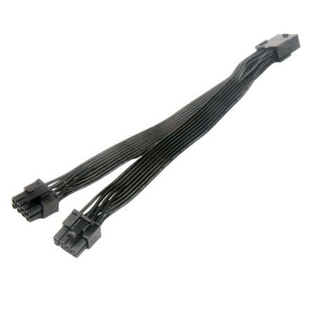 Strømkabler 8Pin til To PCIe 8Pin (6+2) Grafikkort PCIE Strømadapter