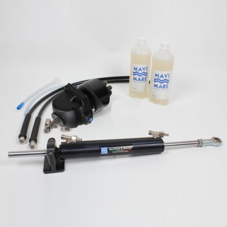 Directions hydraulique Mavimare & Mancini GE100T, à embase Z-drive / à ligne d'arbre pour in-bord sans servo sur bateaux 6.5 - 13.5 mètre (22 - 44 