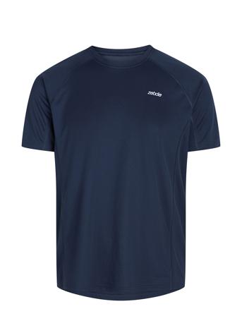 Men Sports T-Shirt/Chest Print Sport T-shirts Short-sleeved Navy ZEBDIA