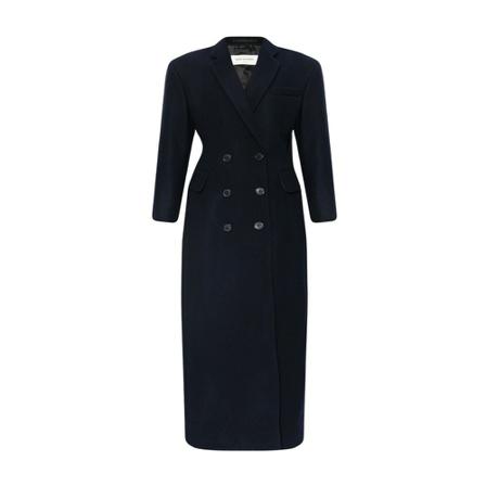 Dries Van Noten Fitted wool Frakke Blå, Dame Uldfrakker