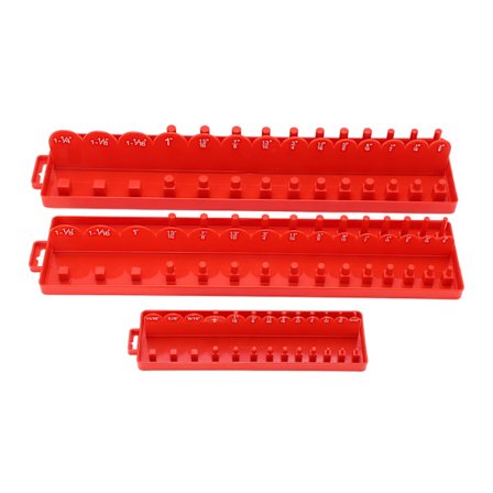 3 stk. Stikdåsearrangør Bakkesæt Stikdåseopbevaring Multifunktion til Auto Bilreparation Værktøjskasse