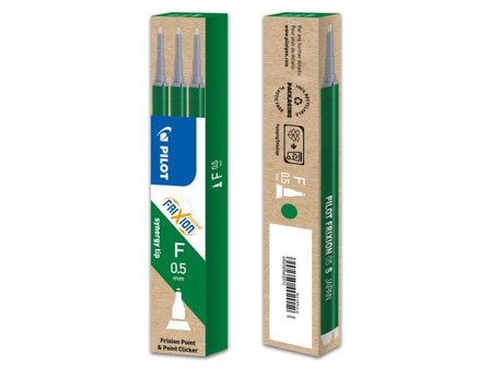 Pilot Refill FriXion Synergy 0,5mm grönt bläck 3/fp - Lyreco - Kontorsmaterial - Pennor - Pennpatroner