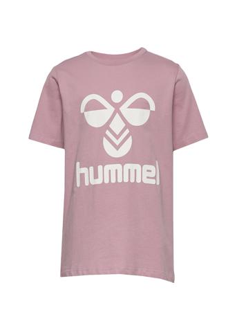 Hmltres T-Shirt S/S T-shirts Short-sleeved Vaaleanpunainen Hummel