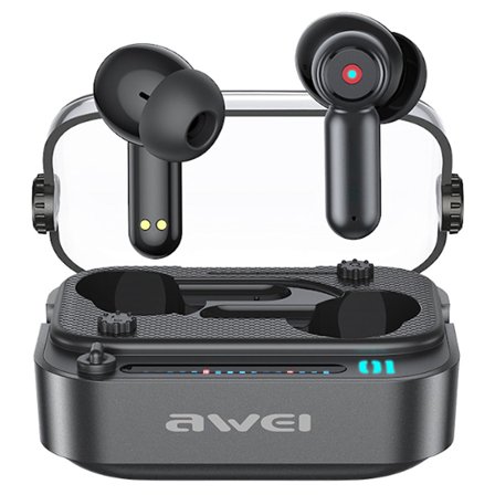 Høretelefoner med Opladningsetui T58 Sorte