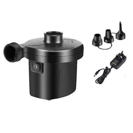 Elektrisk luftpumpe, bærbar luftmadraspumpe til oppblåsbare basseng