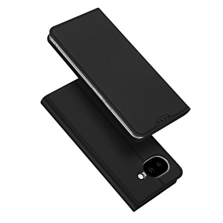 DUX DUCIS Google Pixel 10a Wallet Cover Card Holder Stand - Black