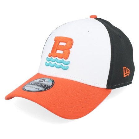 New Era - MiLB Rouge adjustable Casquette - Bowie Baysox Milb Ac 39THIRTY White/Black/Orange Adjustable @ Hatstore