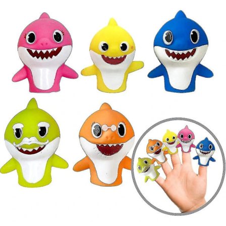 Baby Shark Fingerdukker, 5-pak, 1. generation