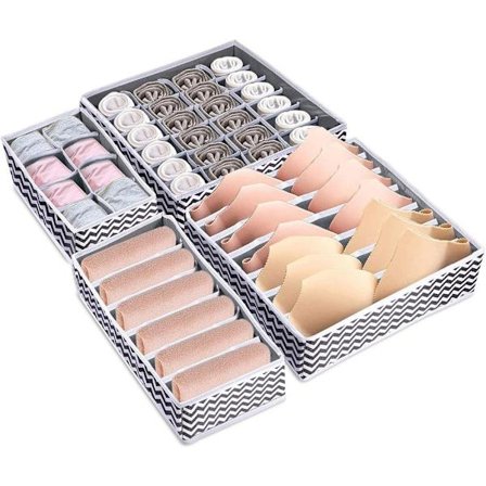 Organizer, 4 stycken organizer Vikbar förvaringsboxduk,