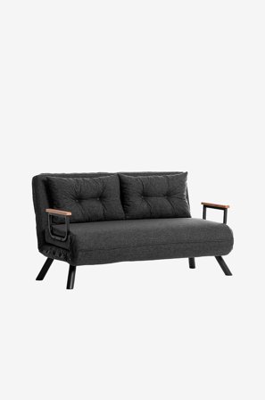 Hanah Home - Sovesofa 2-seter - Sando - Grå - Sovesofaer - Fra Homeroom
